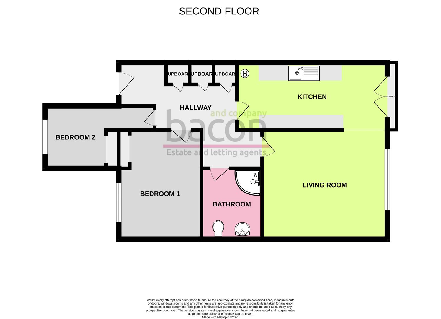 Floor Plan | Flat - Purpose Built | Church House, New Road, Littlehampton | For Sale